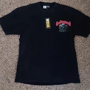 Godspeed Black Graphic Tee with Red Accents